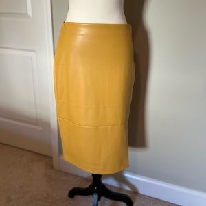 NWT Ann Taylor Factory vegan leather pencil skirt